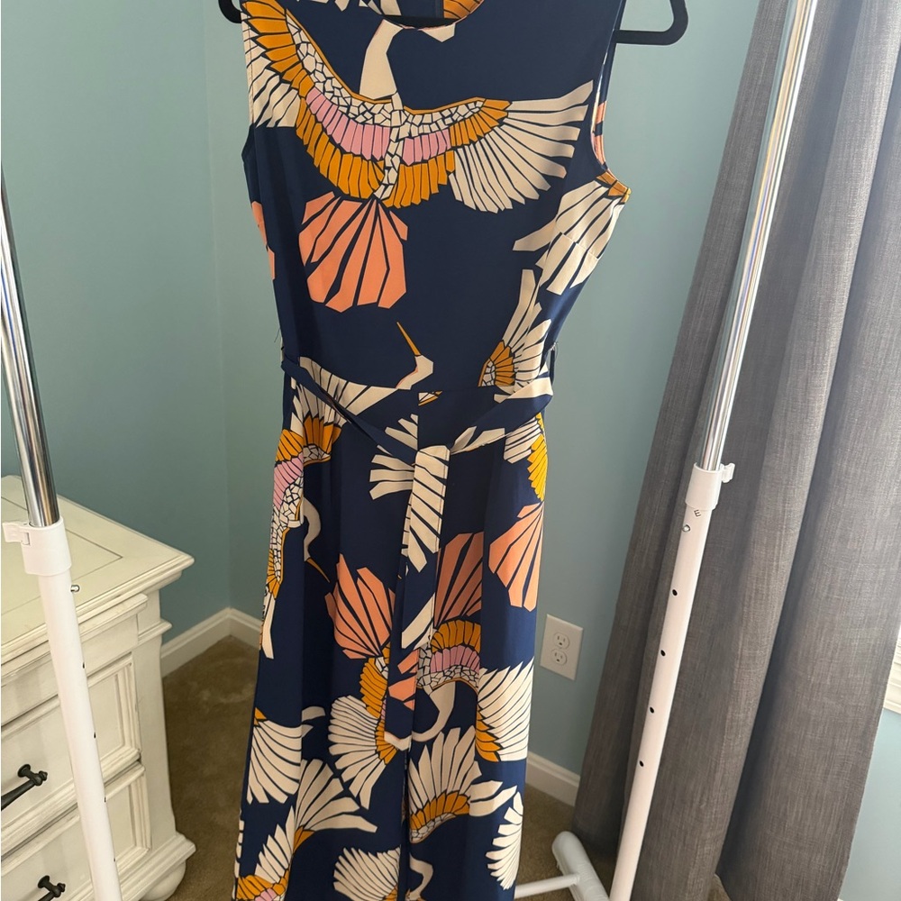 Elegant Navy Printed Jumpsuit